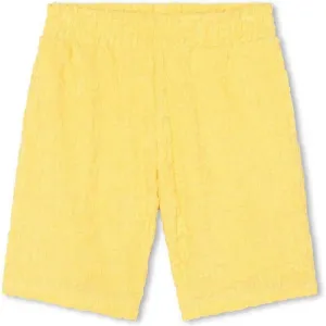 Boys Yellow Towelling Shorts