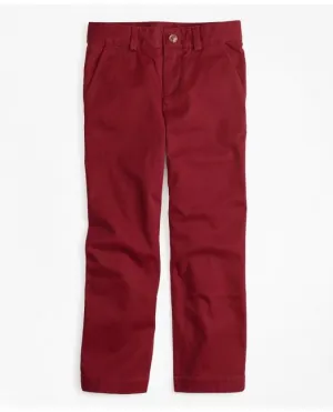 Brooks Brothers Boys Washed Cotton Stretch Chinos Cabernet Brooks Brothers
