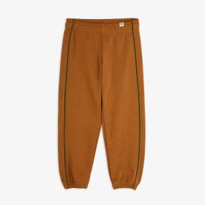 Brown Piping Sweatpants