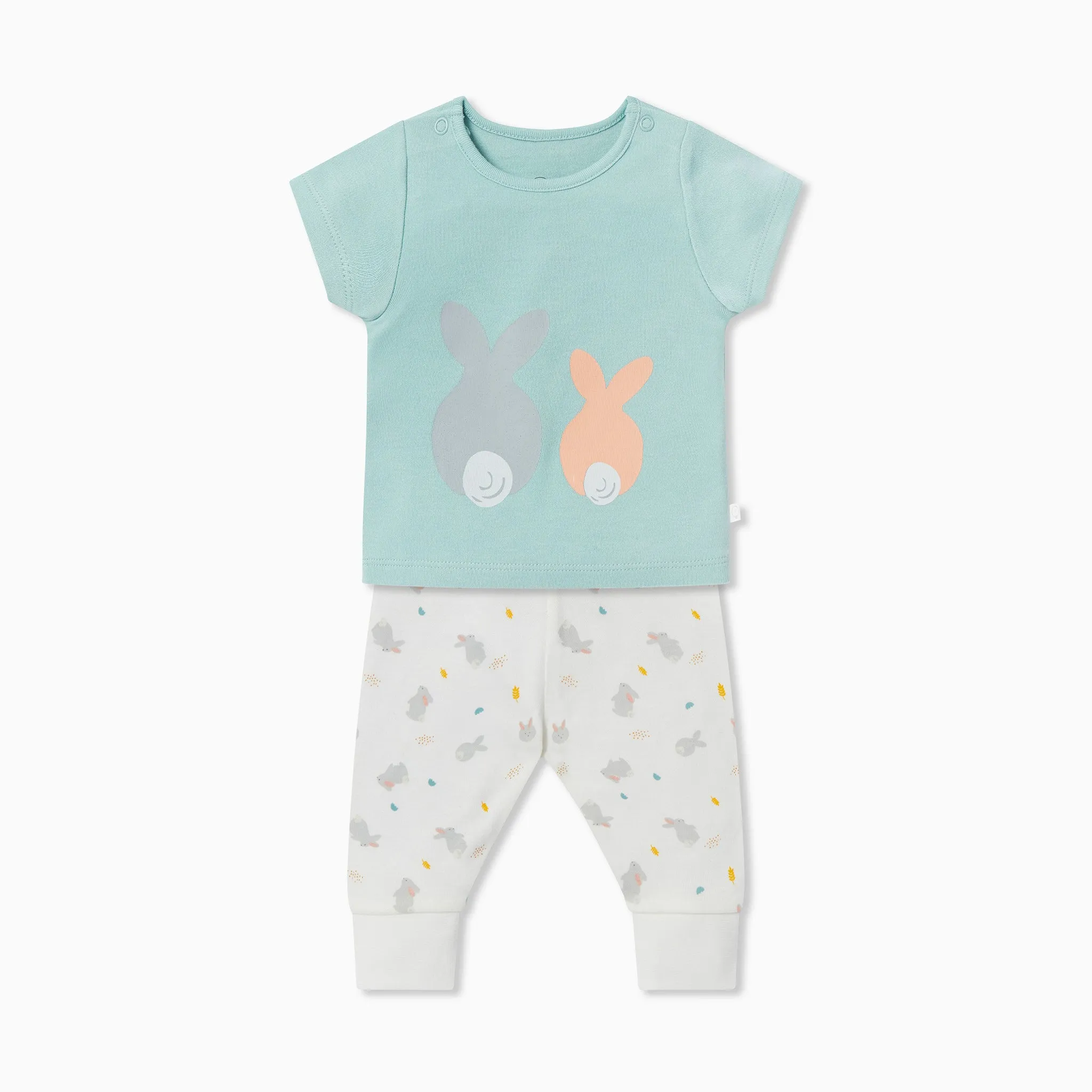 Bunny Print T-Shirt & Joggers Outfit