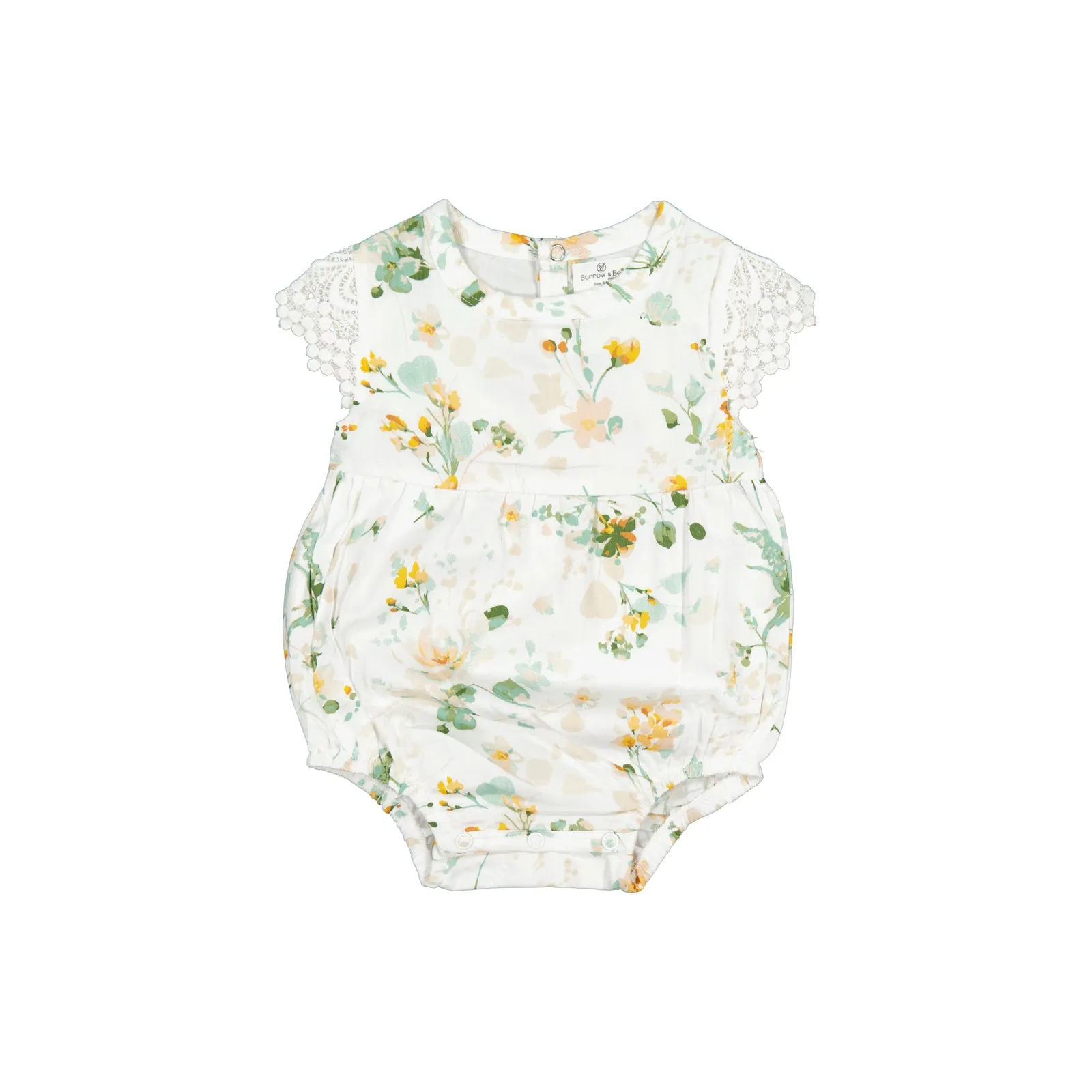Burrow and Be spring Melody Milly Romper 3-6 Months