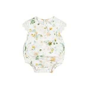 Burrow and Be spring Melody Milly Romper 3-6 Months