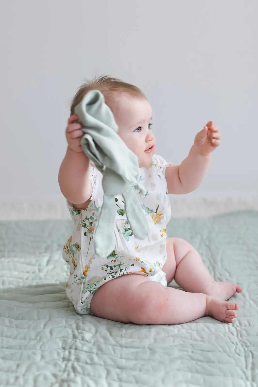 Burrow and Be spring Melody Milly Romper 3-6 Months