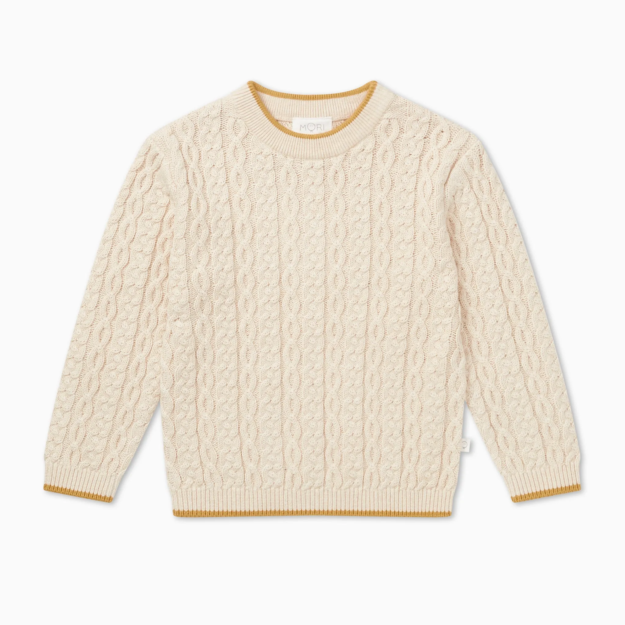 Cable Knit Tipped Jumper