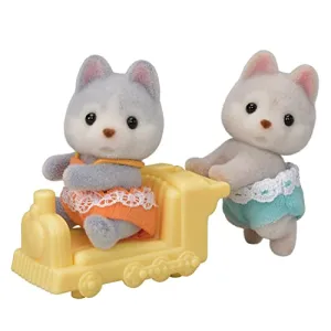 Calico Critters husky twins