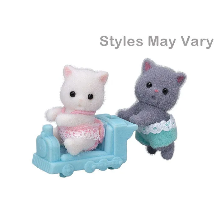 Calico Critters persian cat twins