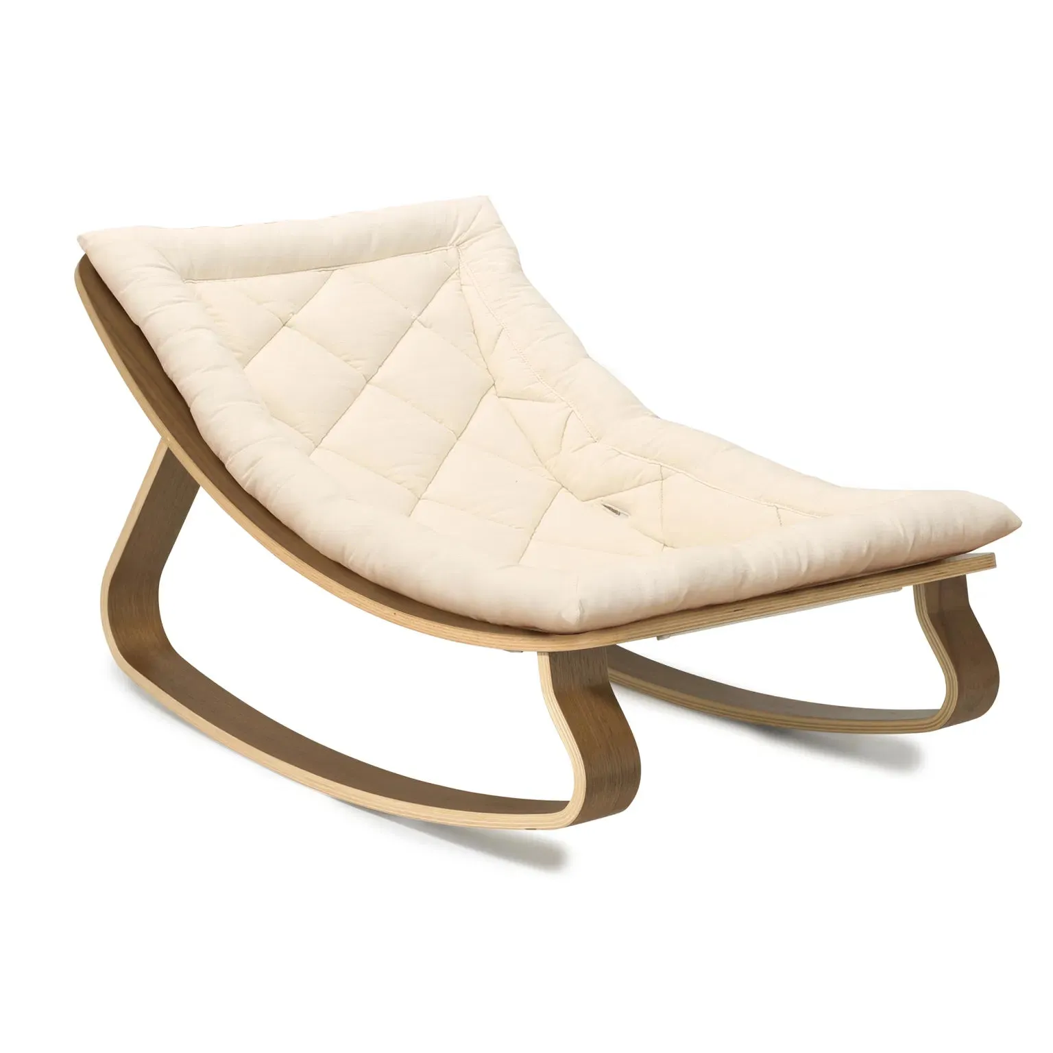 Charlie Crane, Baby Rocker Levo Walnut Organic White