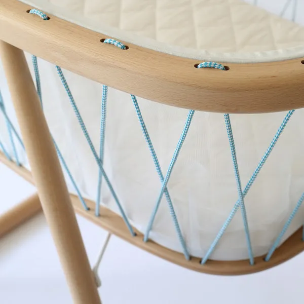 Charlie Crane KUMI Crib - Mesh / Aqua