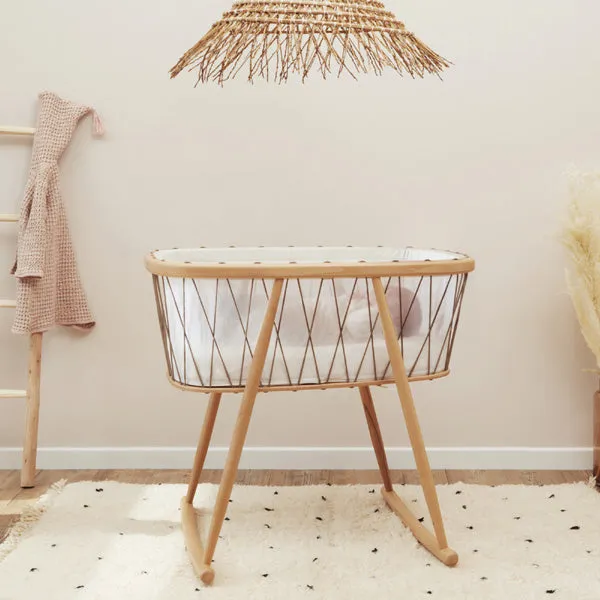 Charlie Crane KUMI Crib - Mesh / Black&White