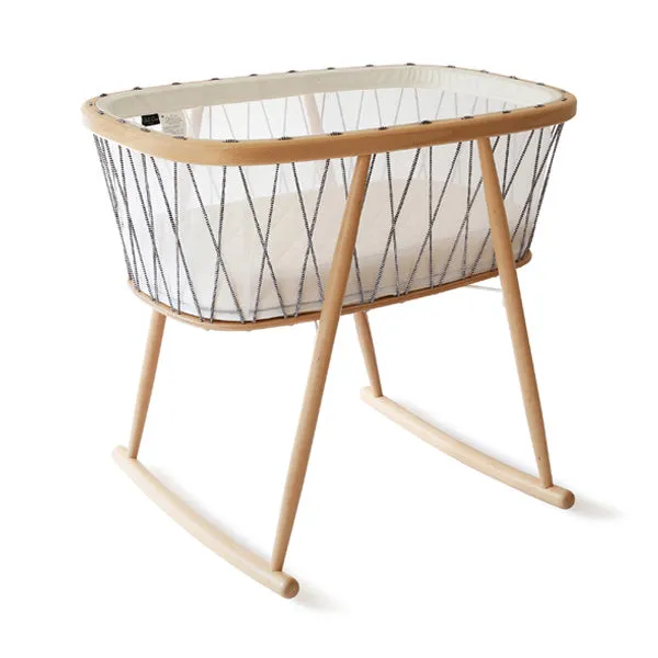 Charlie Crane KUMI Crib - Mesh / Black&White
