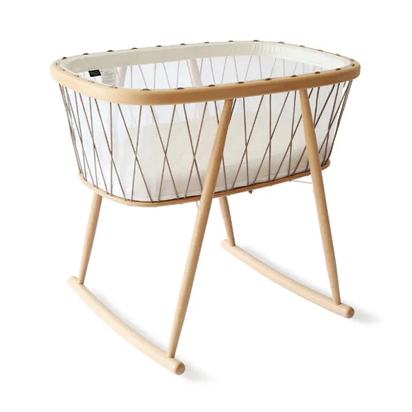 Charlie Crane KUMI Crib - Mesh / Hazelnut