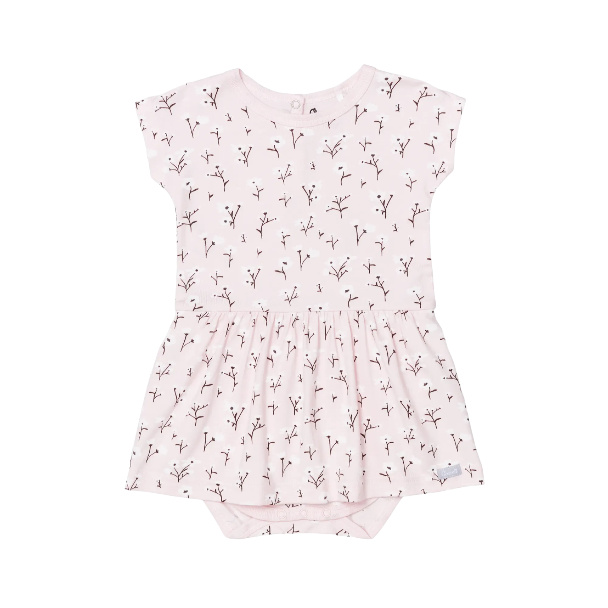 COCCOLI Cotton-Modal Romper - Floral