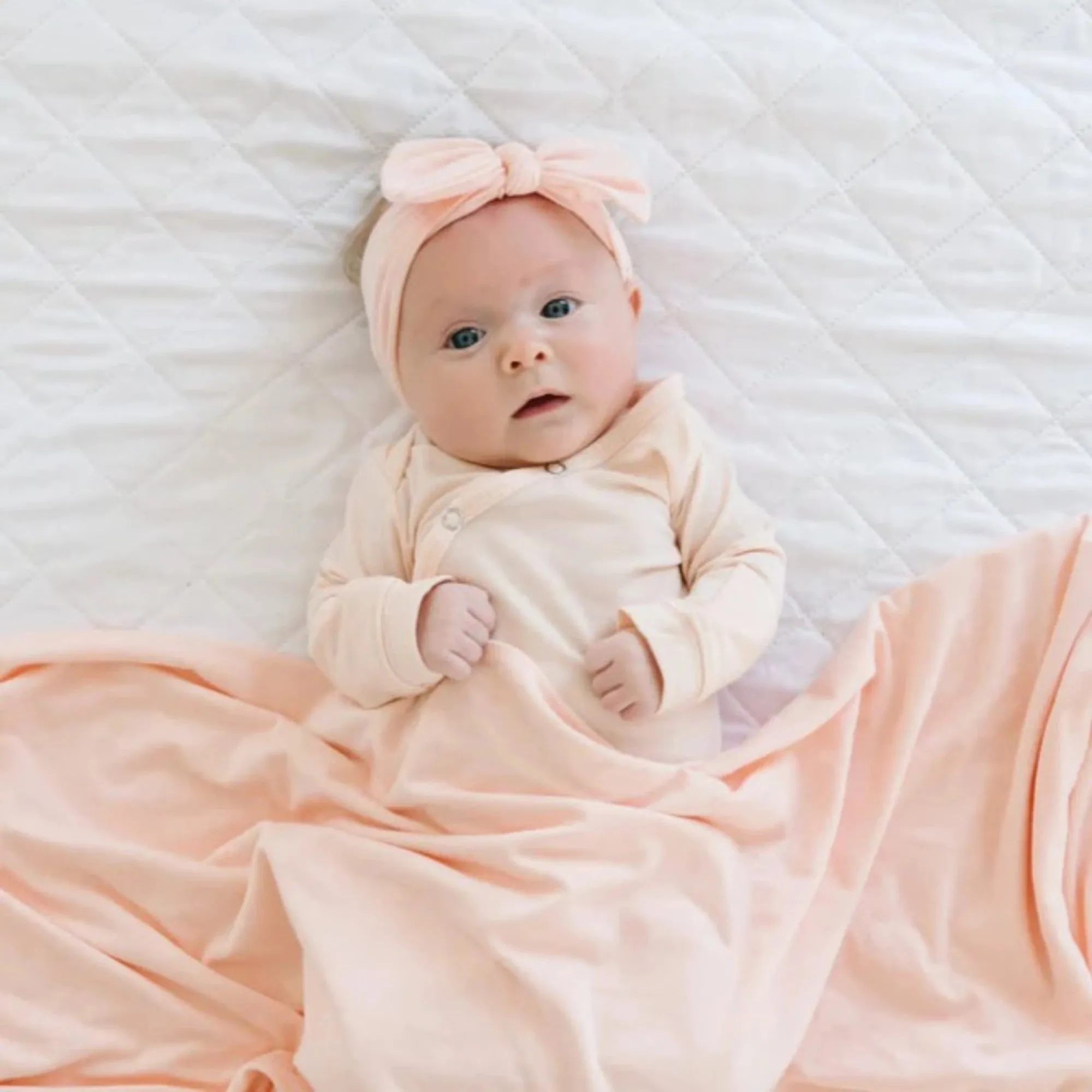 COPPER PEARL Knotted Gown - Blush