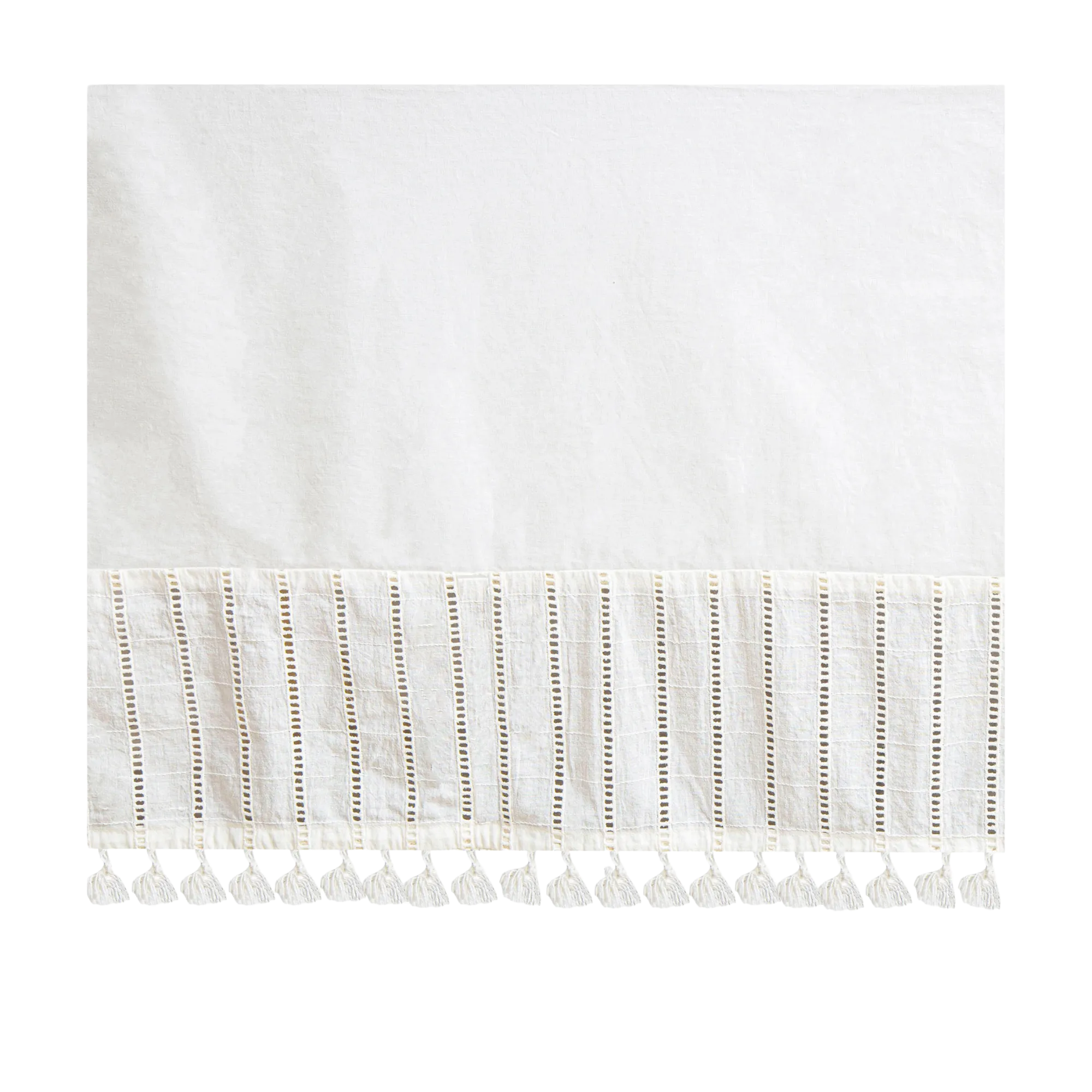 CRANE Boho Crib Skirt - Off-White
