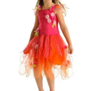 Crystal Fairy Dress Hot Pink - Medium