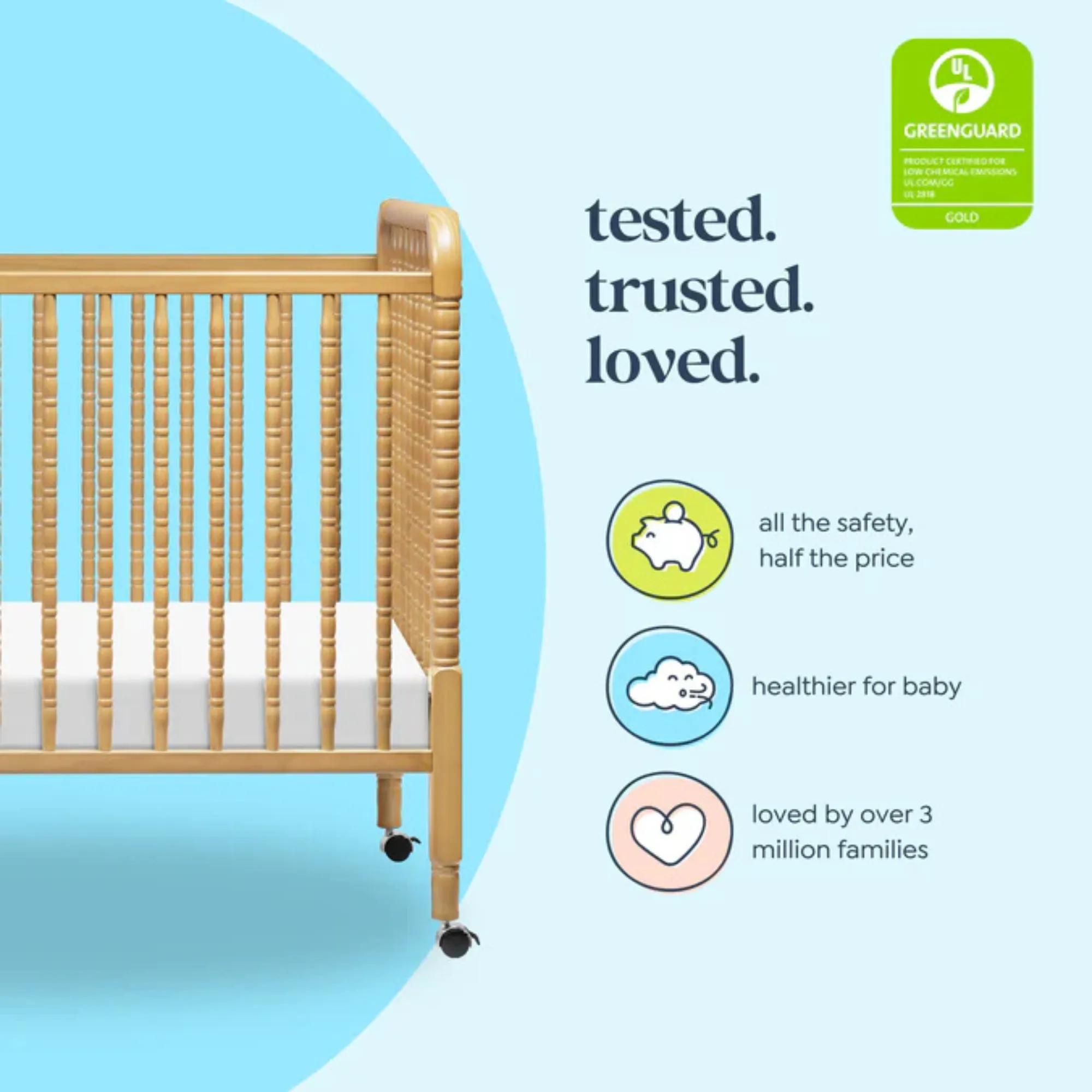 DAVINCI Jenny Lind 3-in-1 Convertible Crib