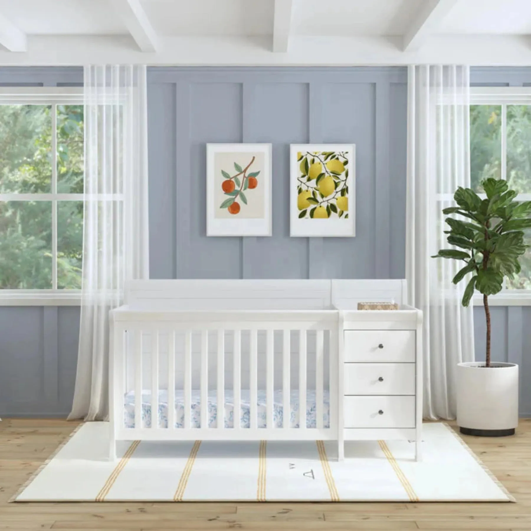 DAVINCI Kalani 4-in-1 Convertible Crib & Changer