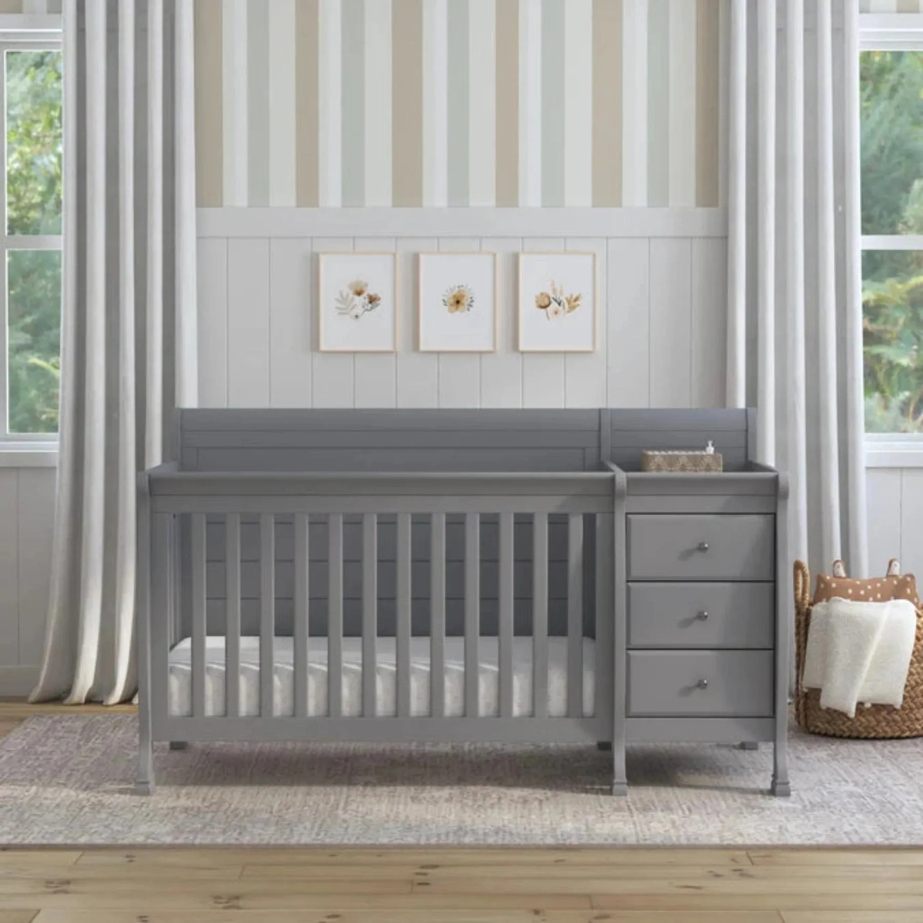 DAVINCI Kalani 4-in-1 Convertible Crib & Changer