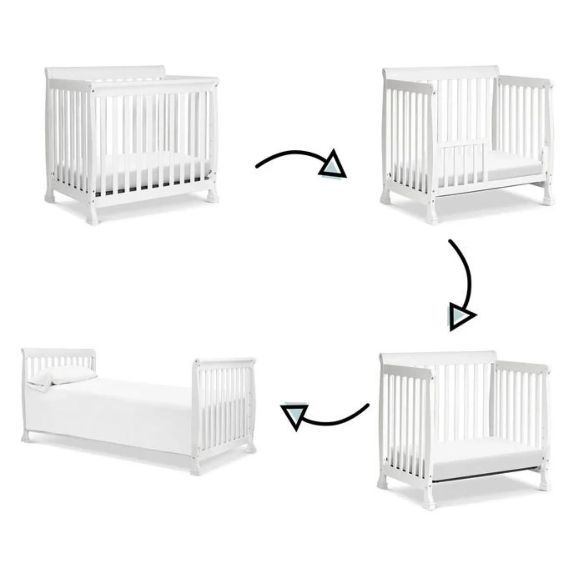 DAVINCI Kalani 4-in-1 Convertible Mini Crib