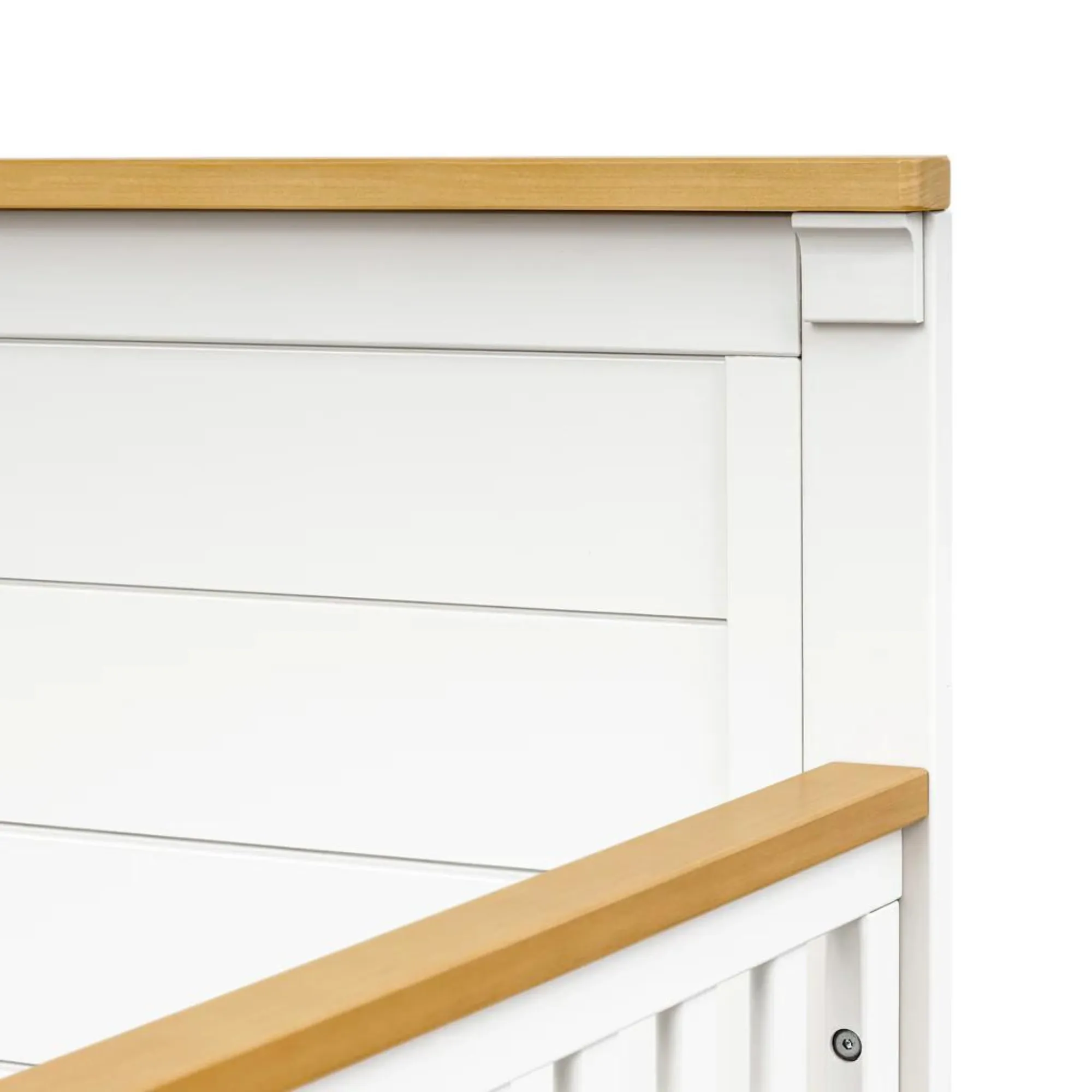 DAVINCI Shea 4-in-1 Convertible Crib - Warm White Honey - Warm White/Honey