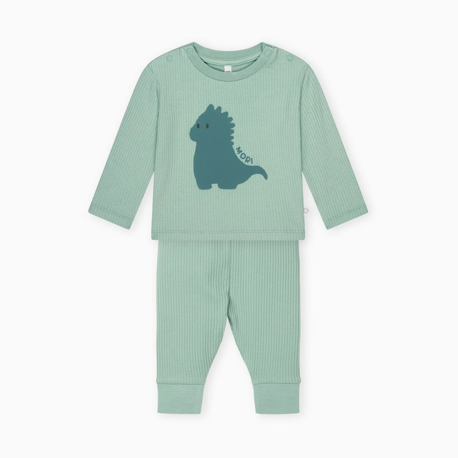 Dino Ribbed Top & Leggings Outfit