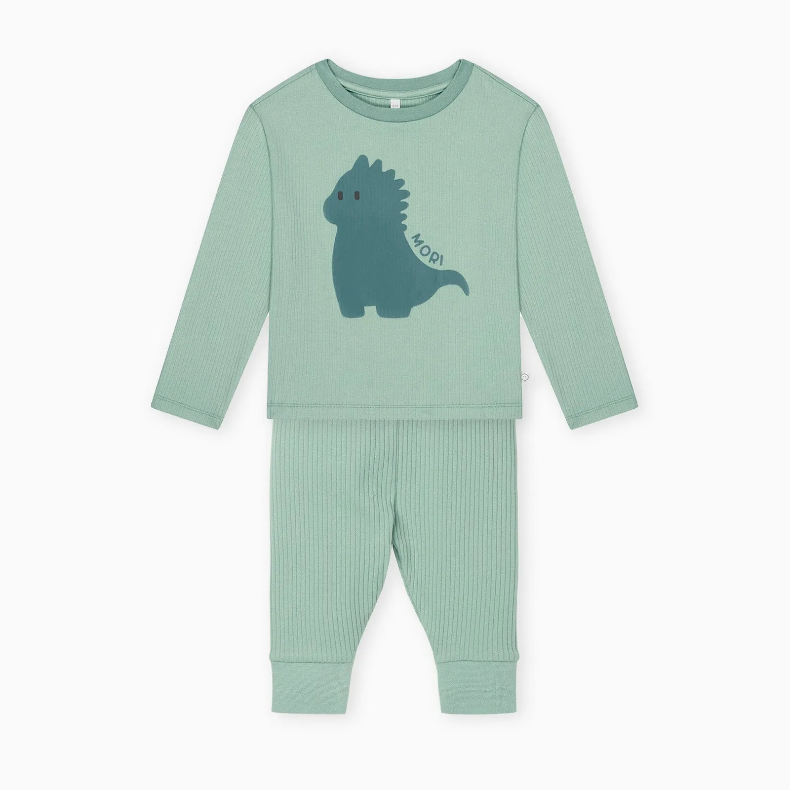 Dino Ribbed Top & Leggings Outfit