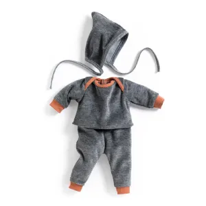 Djeco Pomea pearl grey clothing set