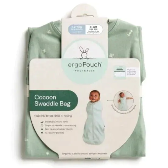 ergoPouch Cocoon Swaddle 0.2 TOG | Sage