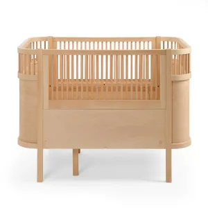 *Ex-Display* Sebra, Extendable Cot Bed Baby & Junior, Wooden   Mattress