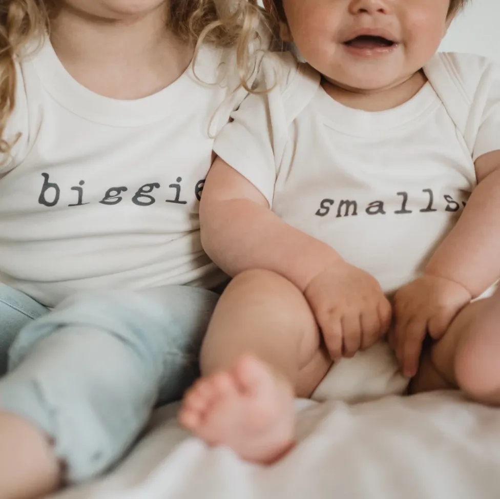Finn & Emma, Graphic Print Bodysuit, Smalls Sibling Pair