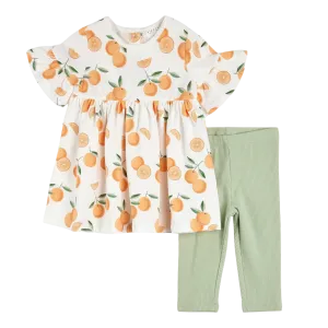 FIRSTS Oranges Dress Set