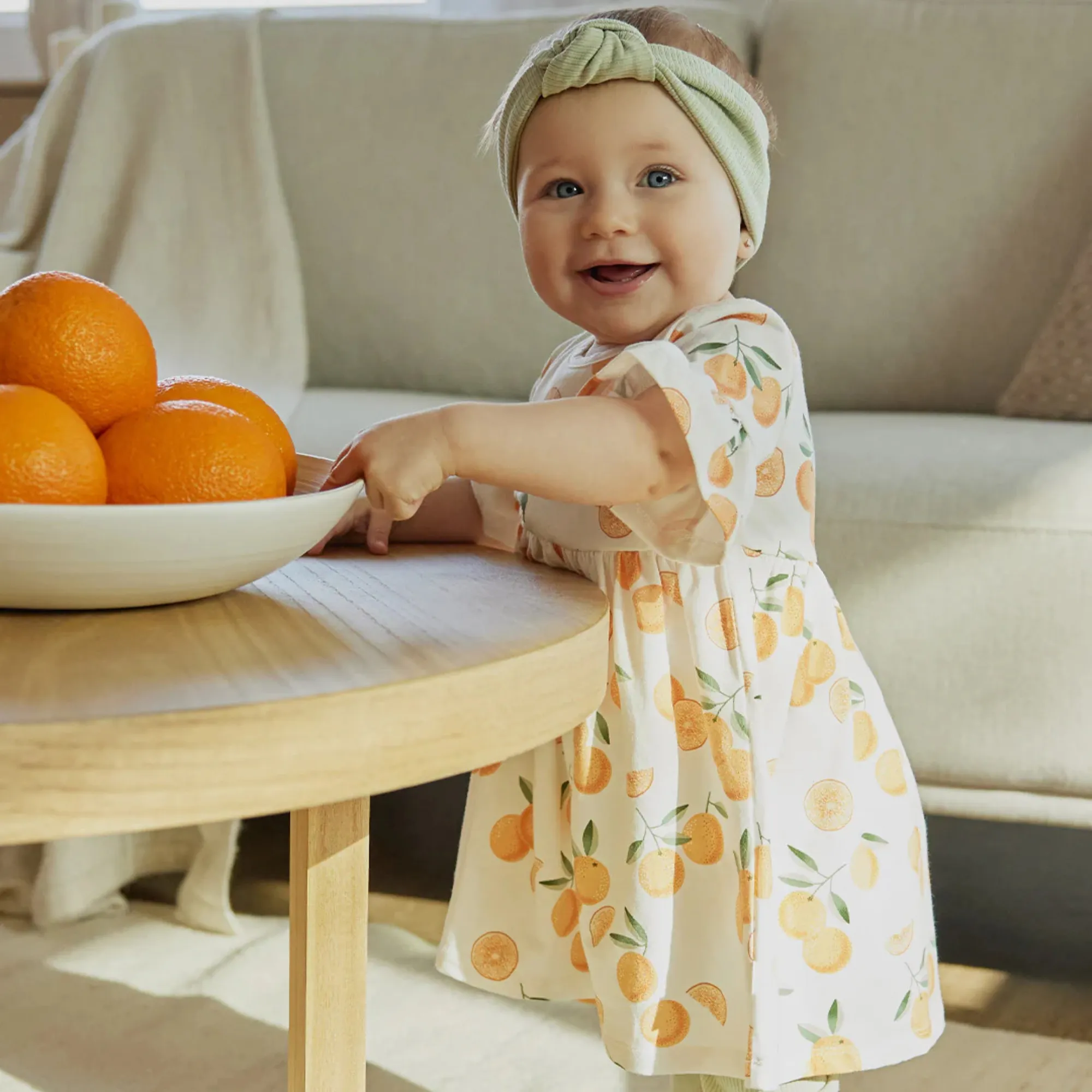 FIRSTS Oranges Dress Set