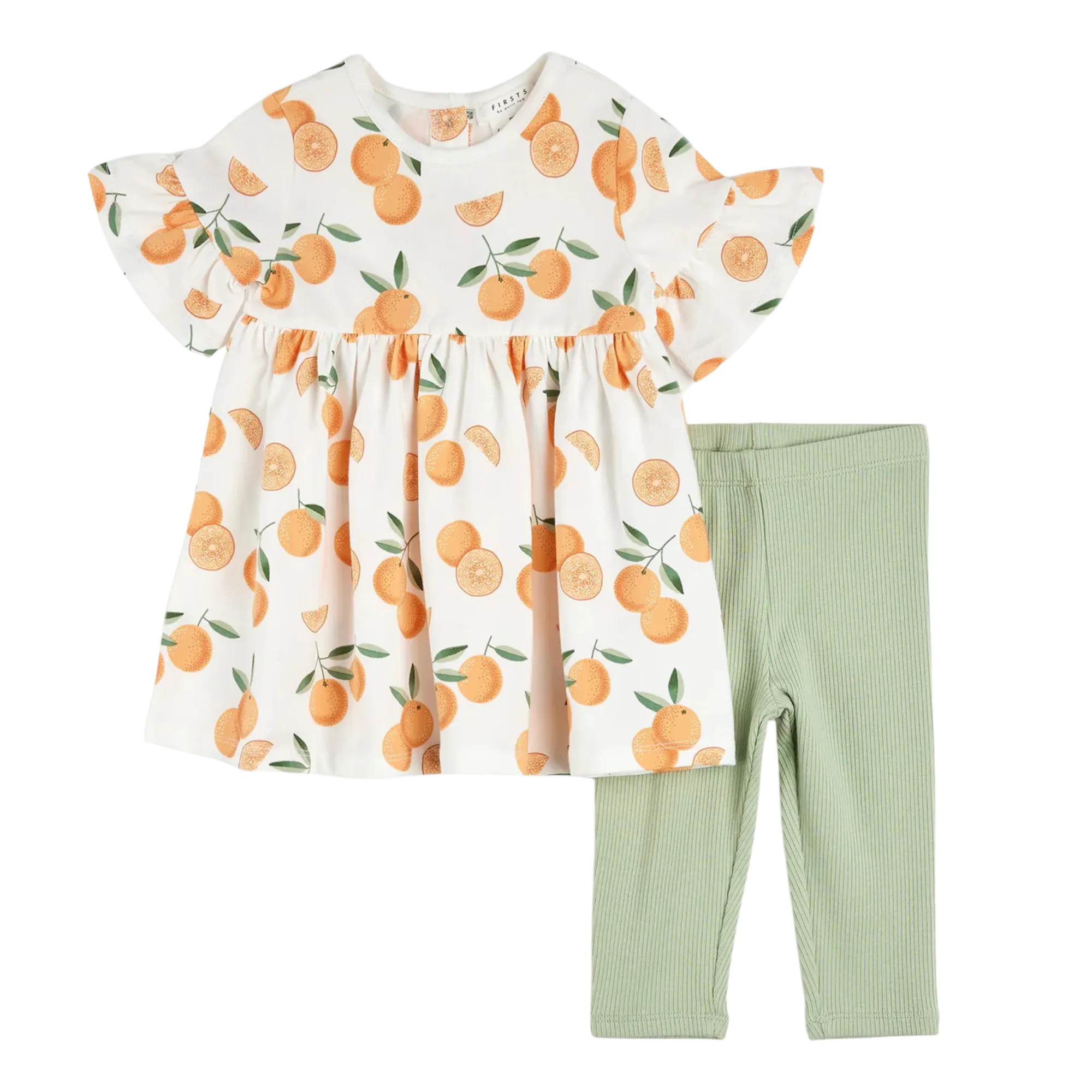 FIRSTS Oranges Dress Set