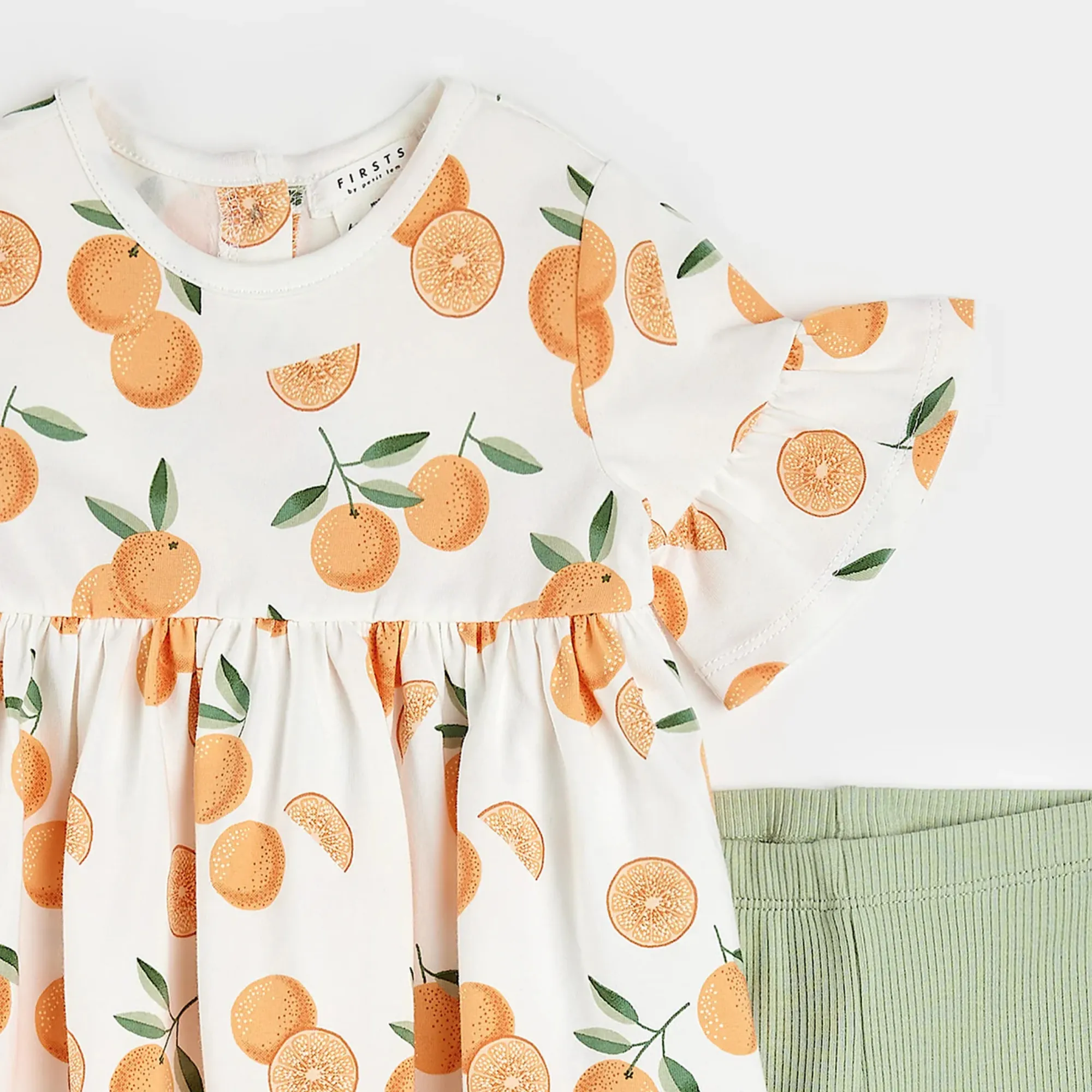 FIRSTS Oranges Dress Set
