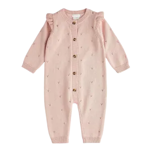 FIRSTS Peony Pointelle Knit Playsuit