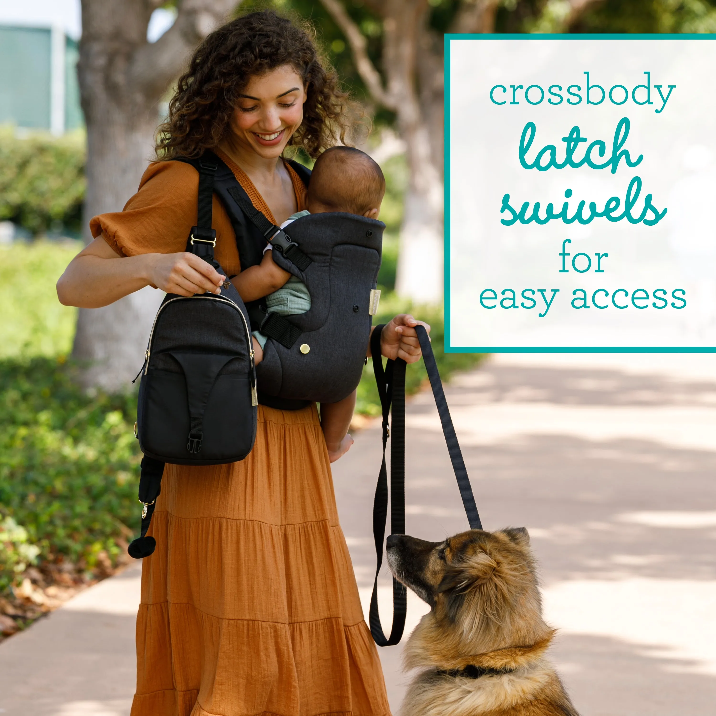 Flip 4-in-1 Convertible Carrier & Crossbody Diaper Bag Set