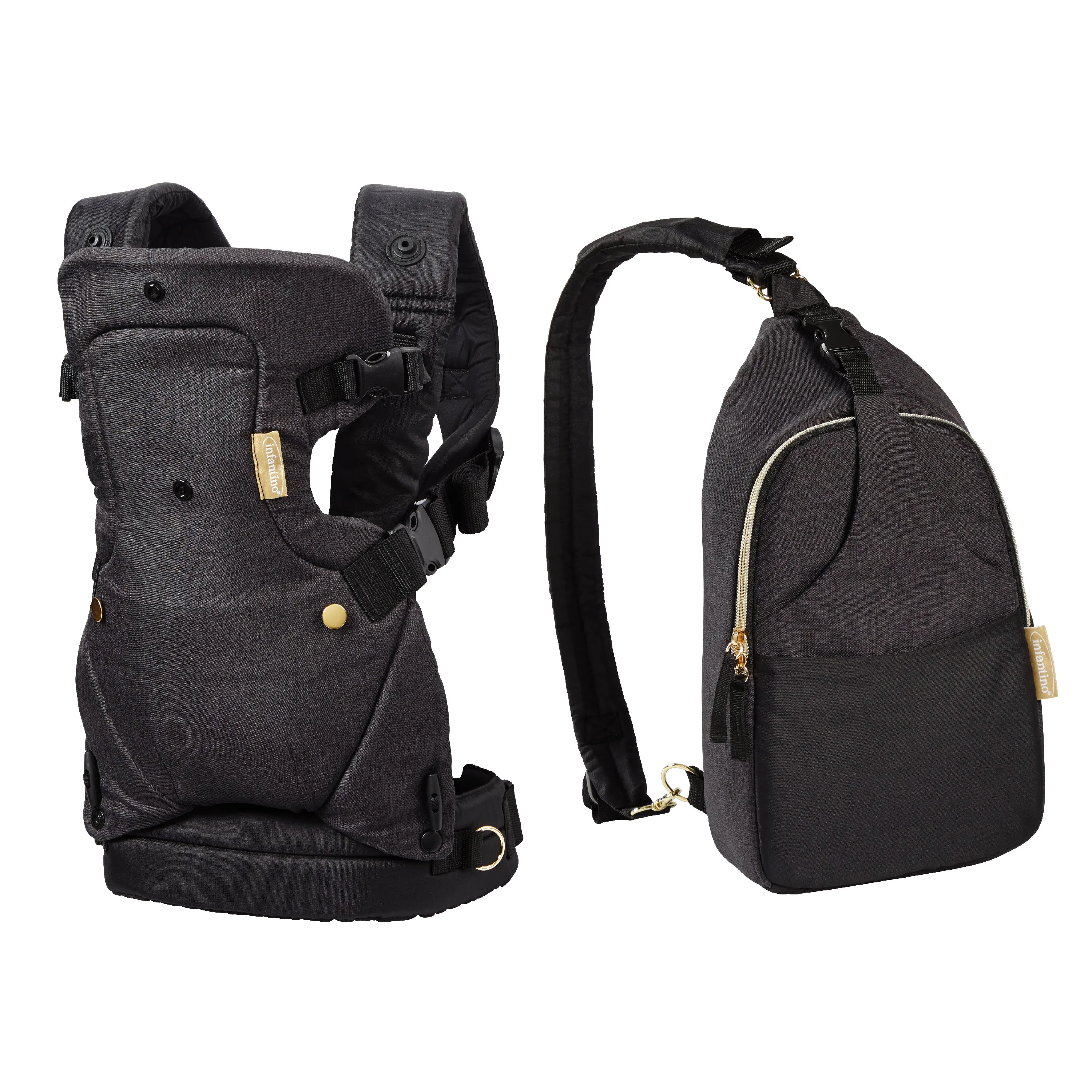 Flip 4-in-1 Convertible Carrier & Crossbody Diaper Bag Set