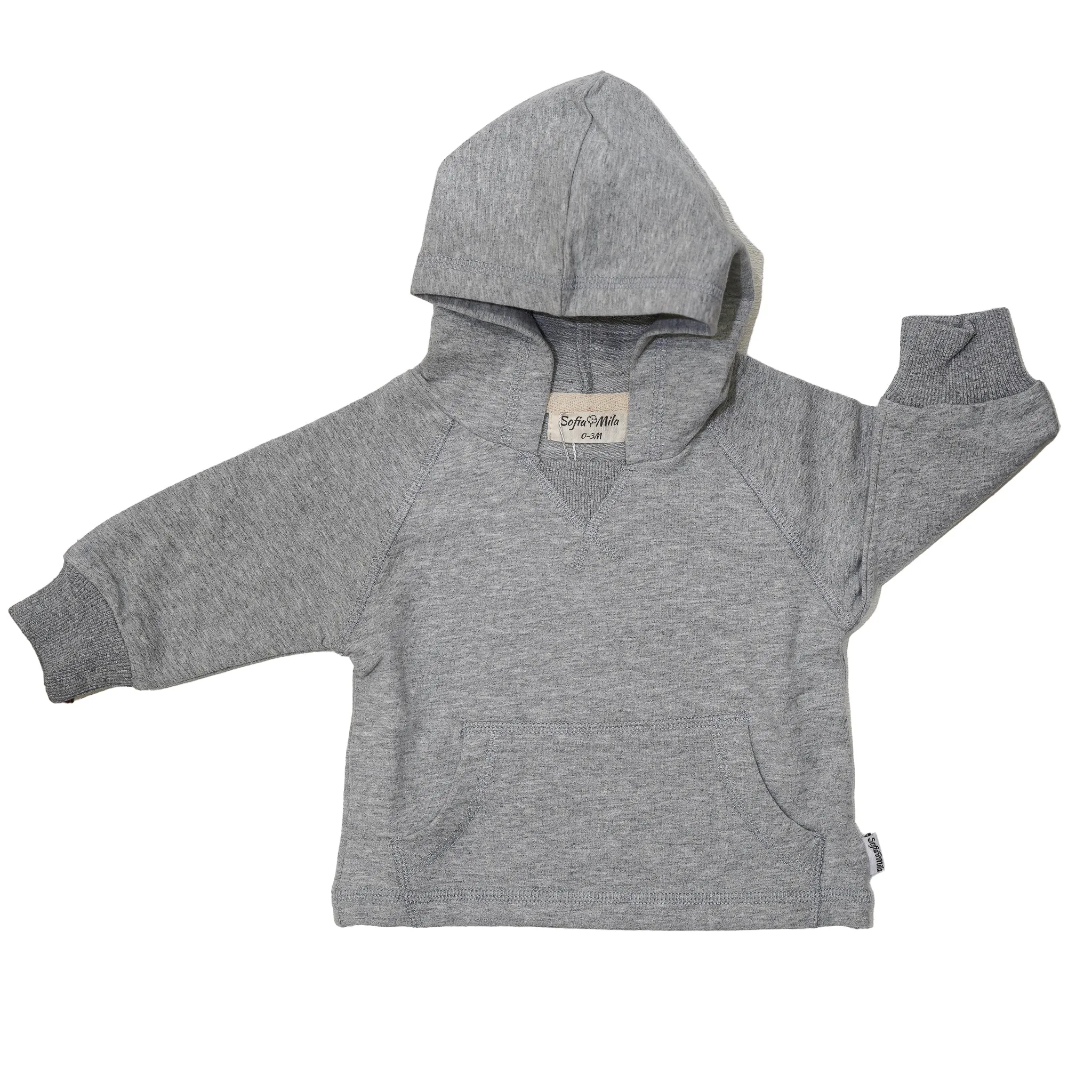 French Terry Hoodies For Babies and Kids