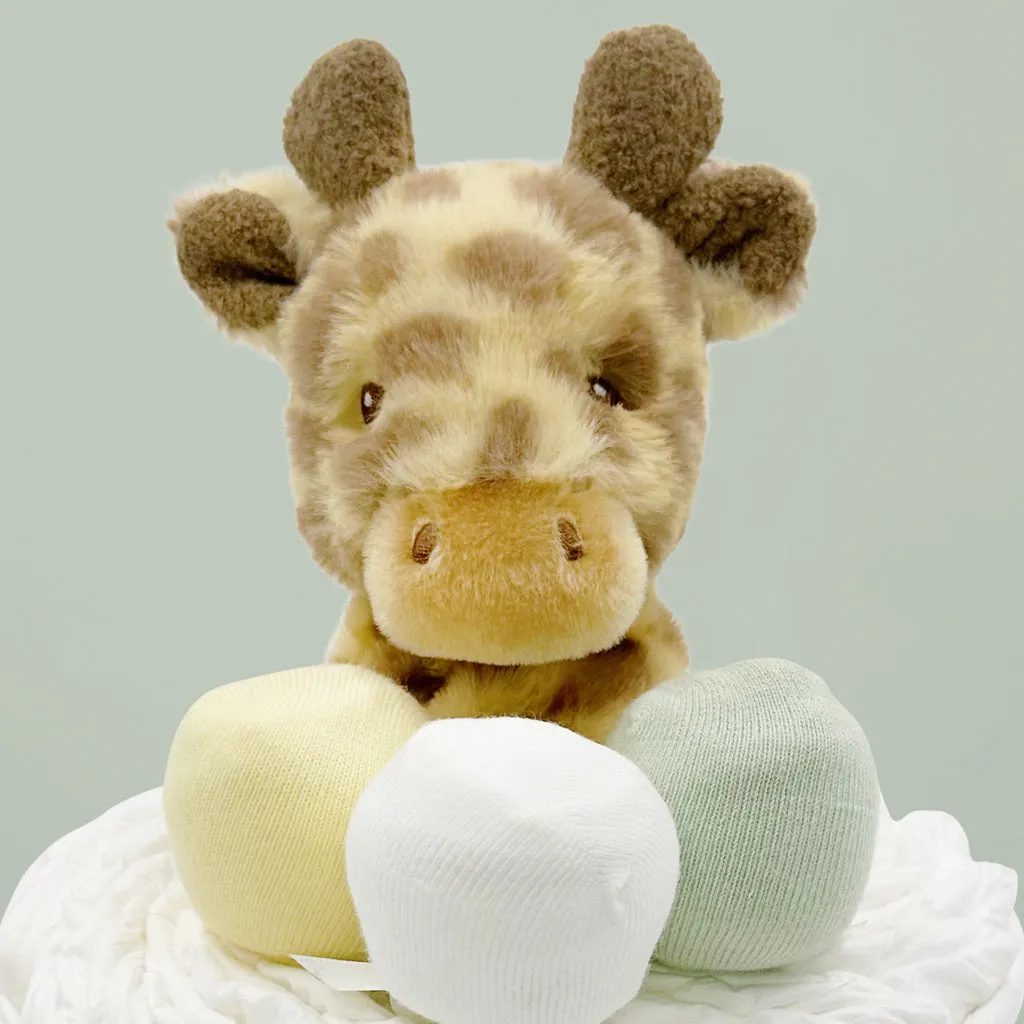 Georgie Giraffe Nappy Cake, Neutral
