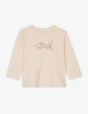 Girls Apricot Logo T-Shirt
