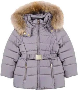 Girls Beige Coat