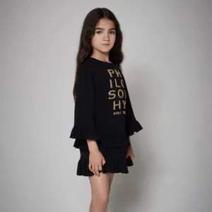 Girls Black Dress