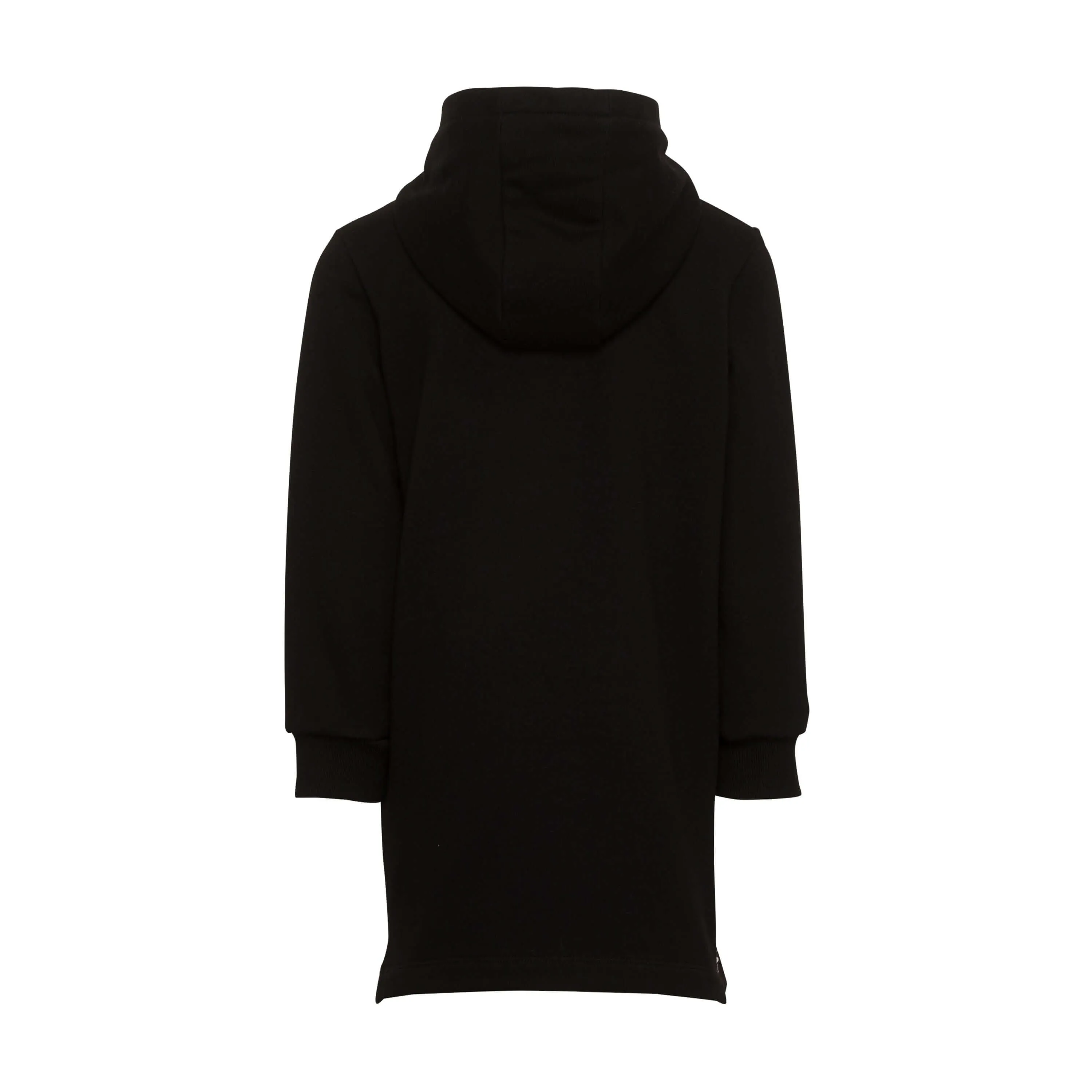 Girls Black Hooded Dress