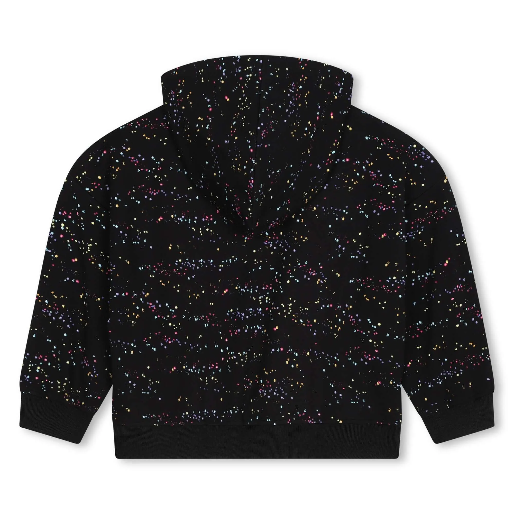 Girls Black Hooded Sweatshirt