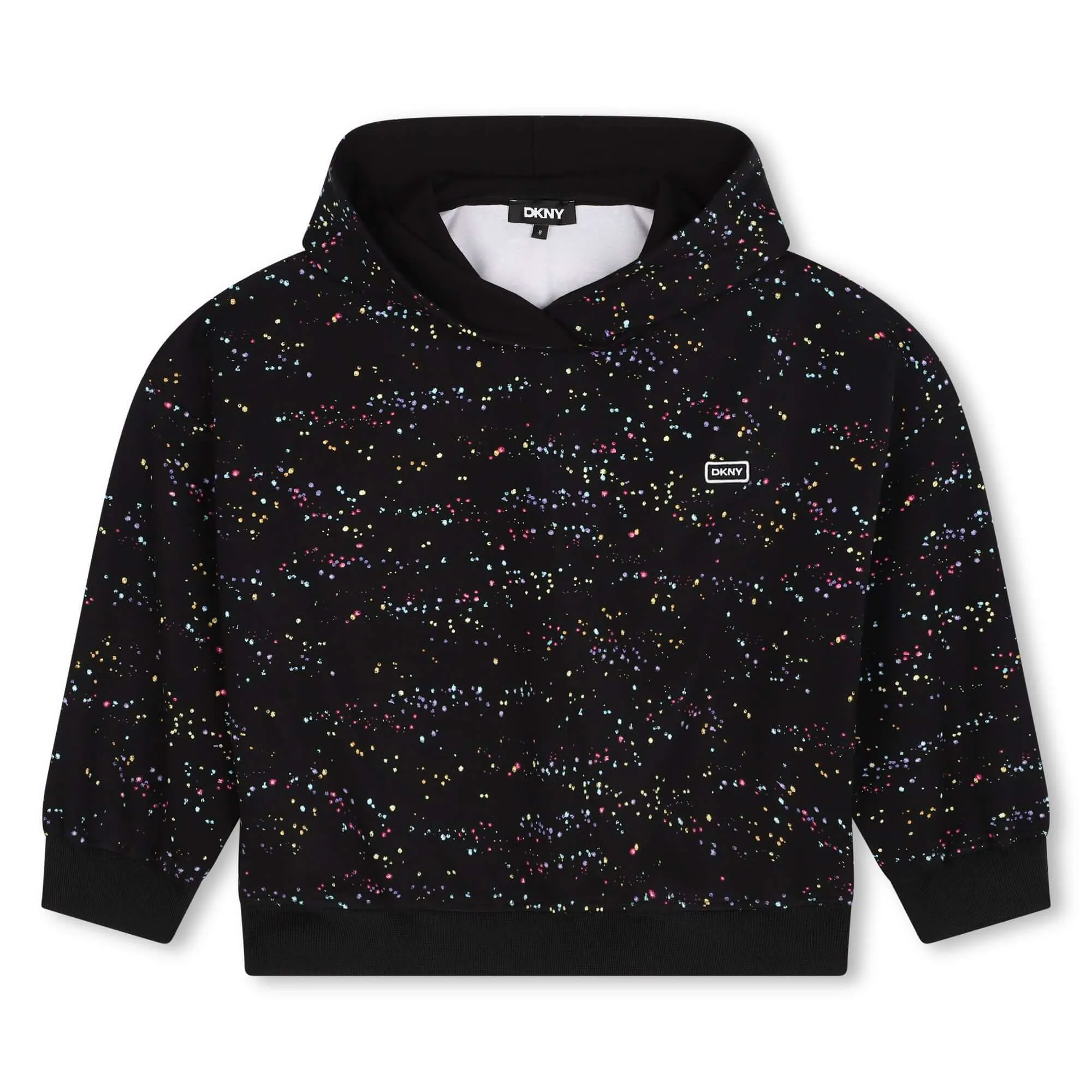 Girls Black Hooded Sweatshirt