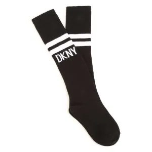 Girls Black Knee Socks