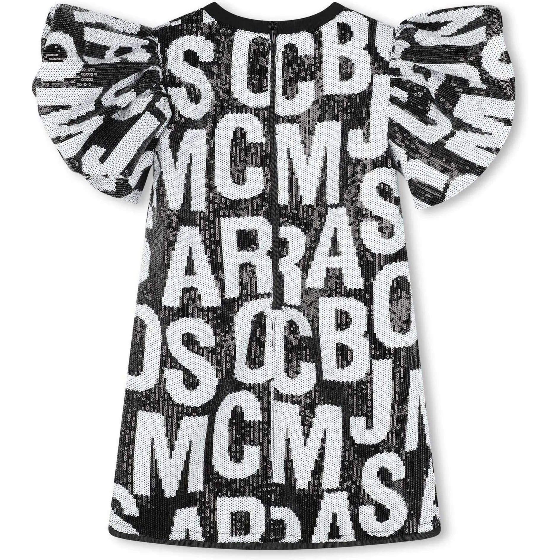 Girls Black Logo Dress