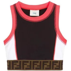 Girls Black Lycra Top