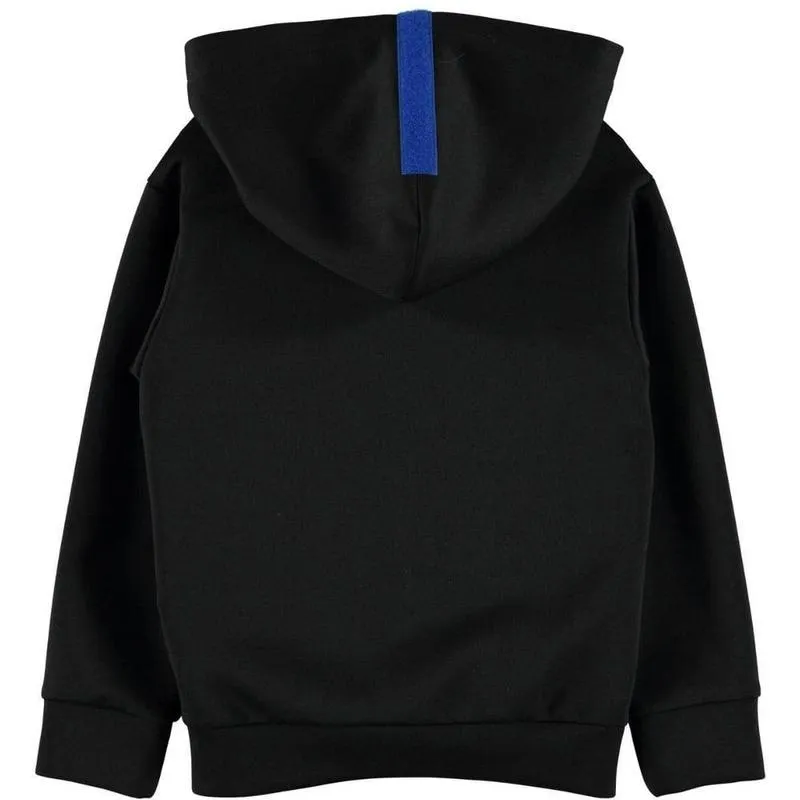 Girls Black Radio neoprene Hoodie
