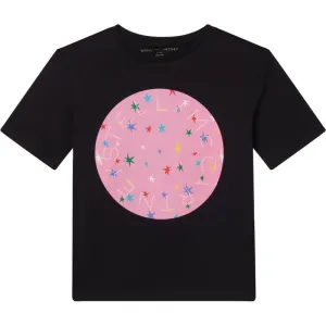 Girls Black Star T-Shirt